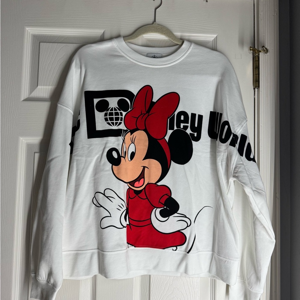 Minnie Mouse Back to Front Pullover Sweatshirt for Women